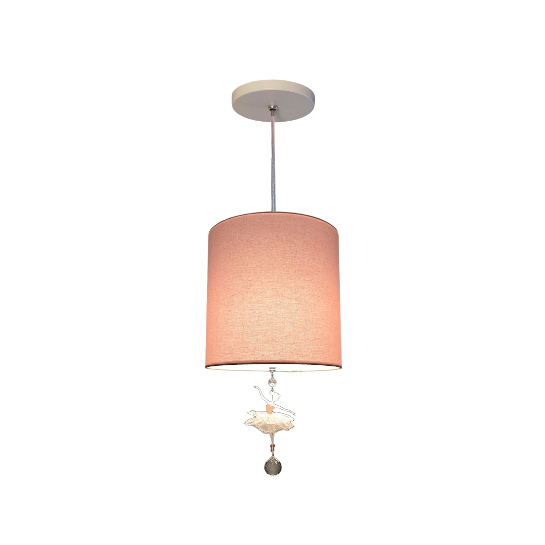 Lustre Pendente Bailarina 25x25 Quarto Infantil de Menina