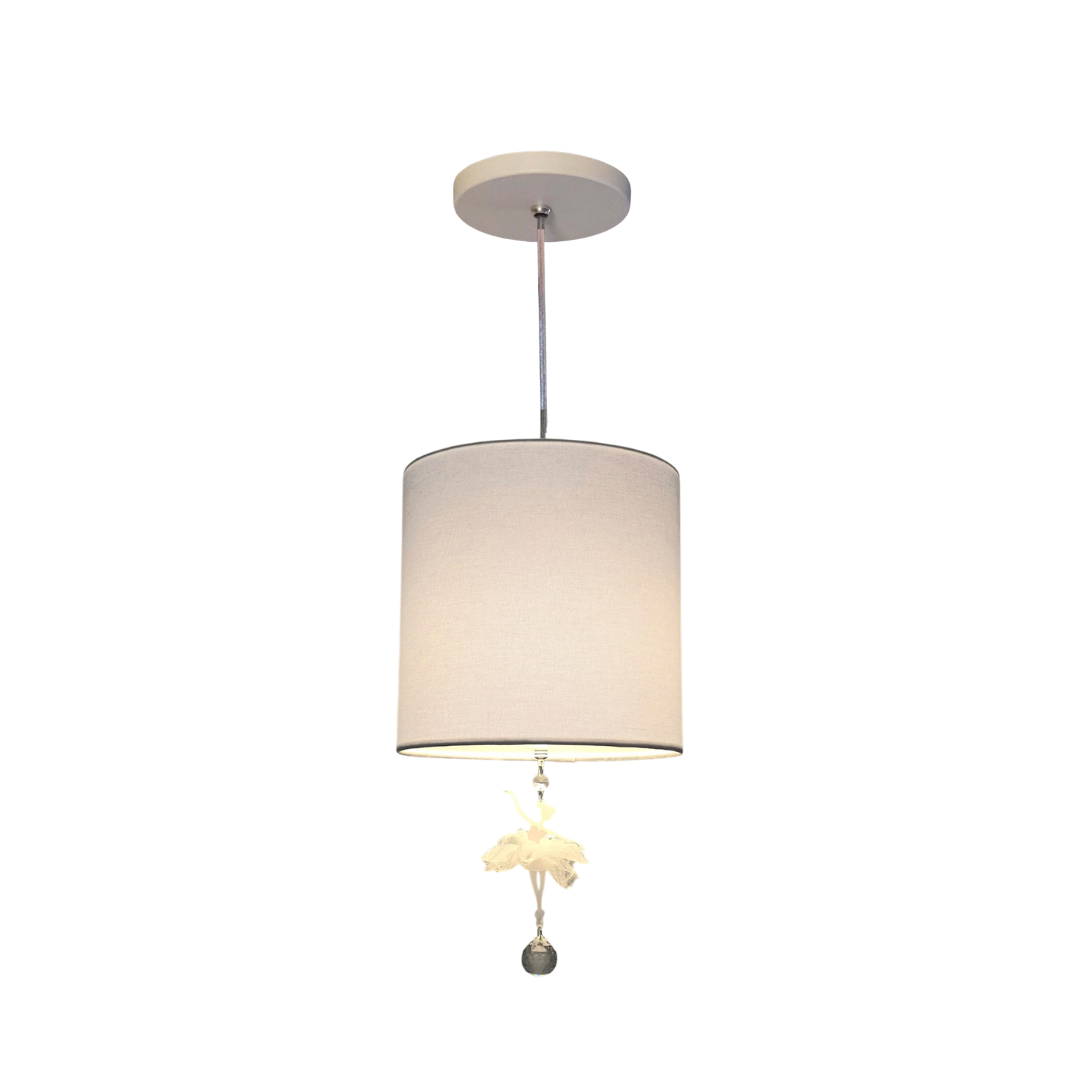 Lustre Pendente Bailarina 25x25 Quarto Infantil de Menina