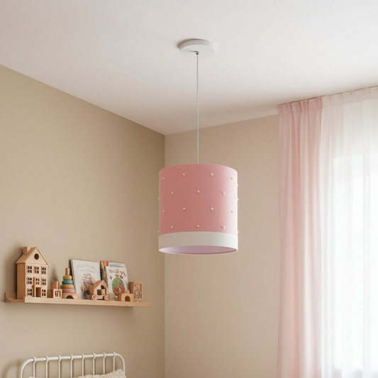 Lustre Pendente Infantil Pérolas 25X25