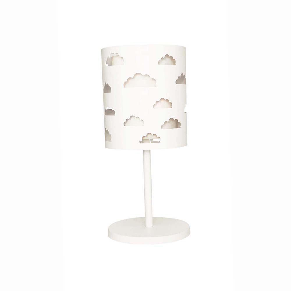 Abajur Infantil Nuvens Cúpula Dupla 20x41