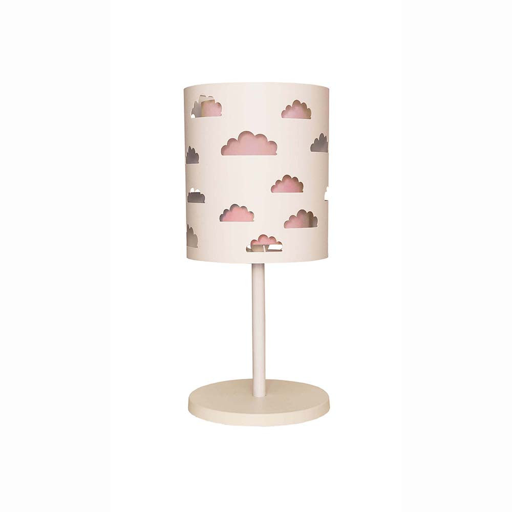 Abajur Infantil Nuvens Cúpula Dupla 20x41