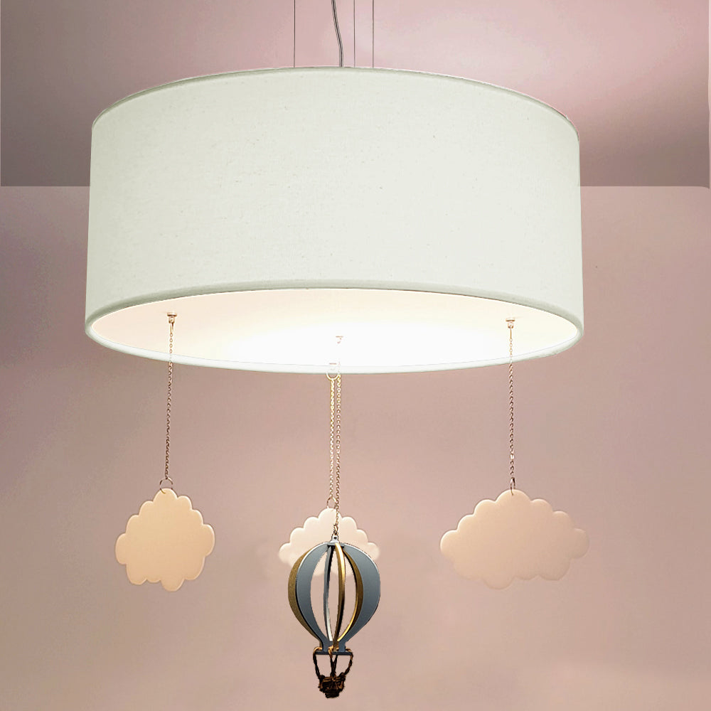 Luminária de Teto Pendente Balão Cúpula 30x15cm