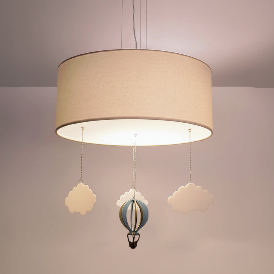 Luminária de Teto Pendente Balão Cúpula 30x15cm