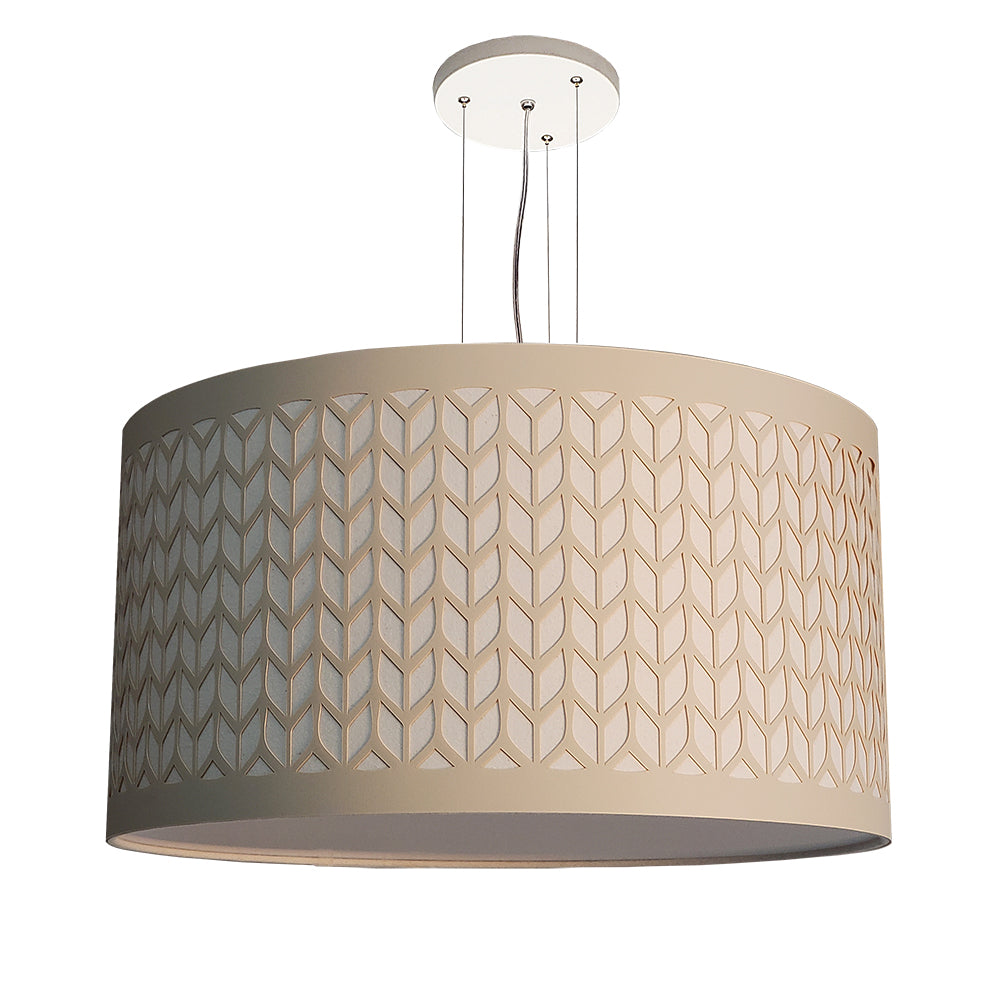 Lustre Pendente Cúpula Recorte Bronze 60x25 3E27 Bivolt