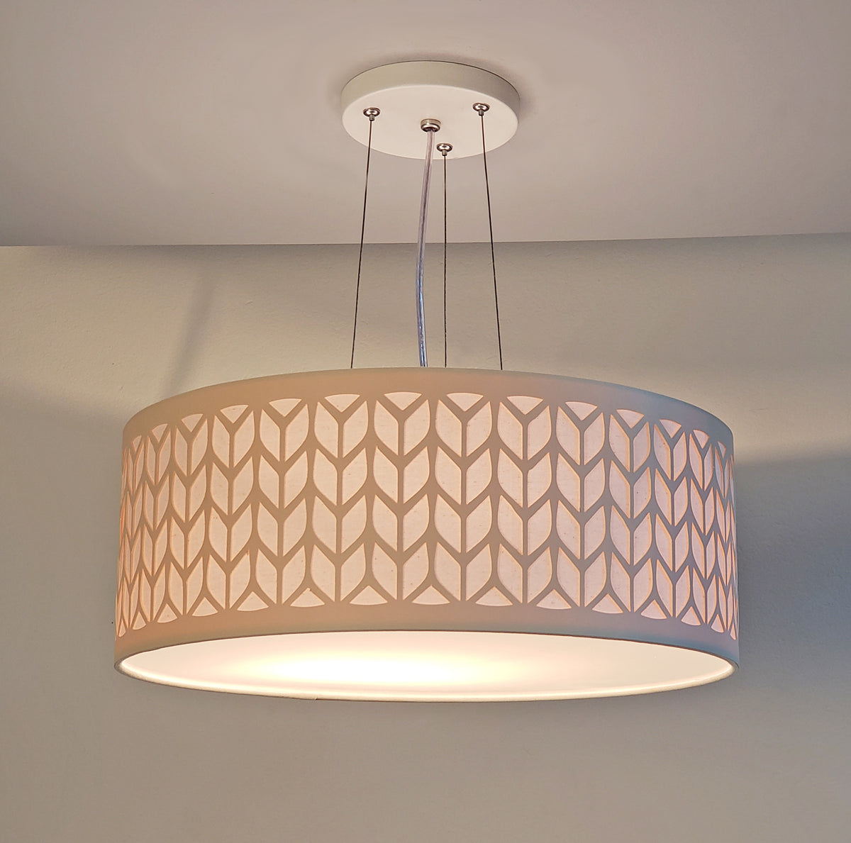 Lustre Pendente Cúpula Recorte Bronze 40X15 2E27 Bivolt
