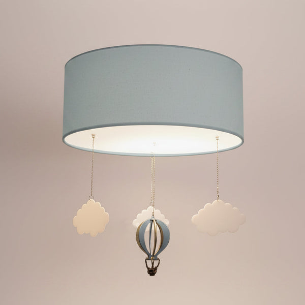 Luminária de teto Plafon Balão Cúpula 30x15cm
