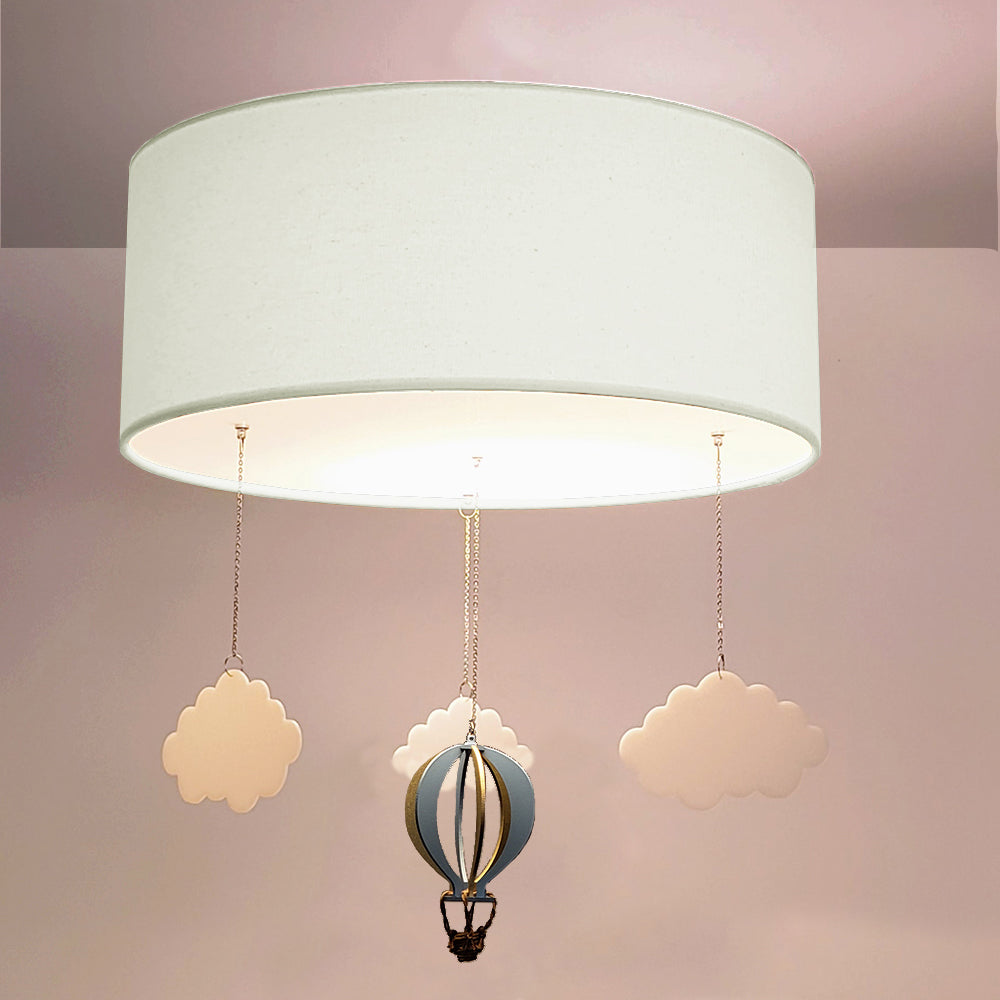 Luminária de teto Plafon Balão Cúpula 30x15cm