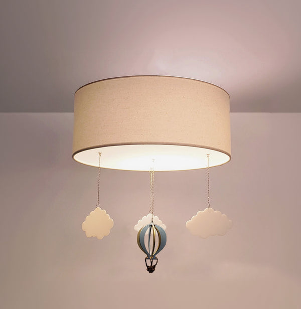 Luminária de Teto Plafon Balão Cúpula 40x15cm