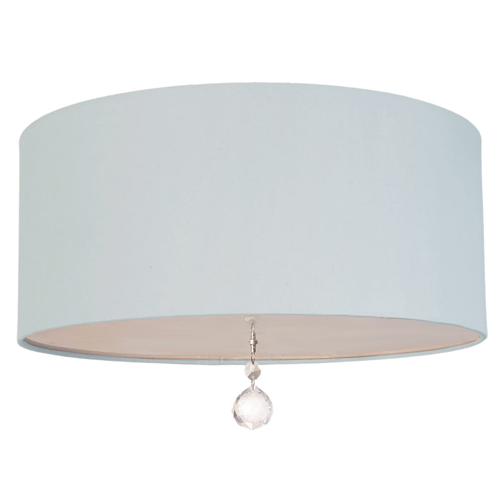 Luminária de Teto Plafon Lili Com Cristal Cúpula 30x15 2-E27 Bivolt.