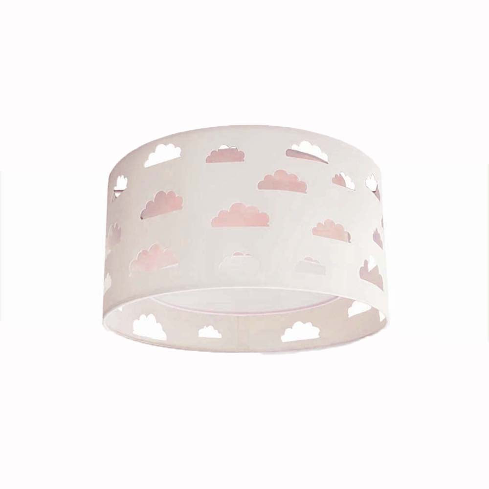 Luminária de Teto Plafon Nuvens Cúpula Dupla 30x16cm