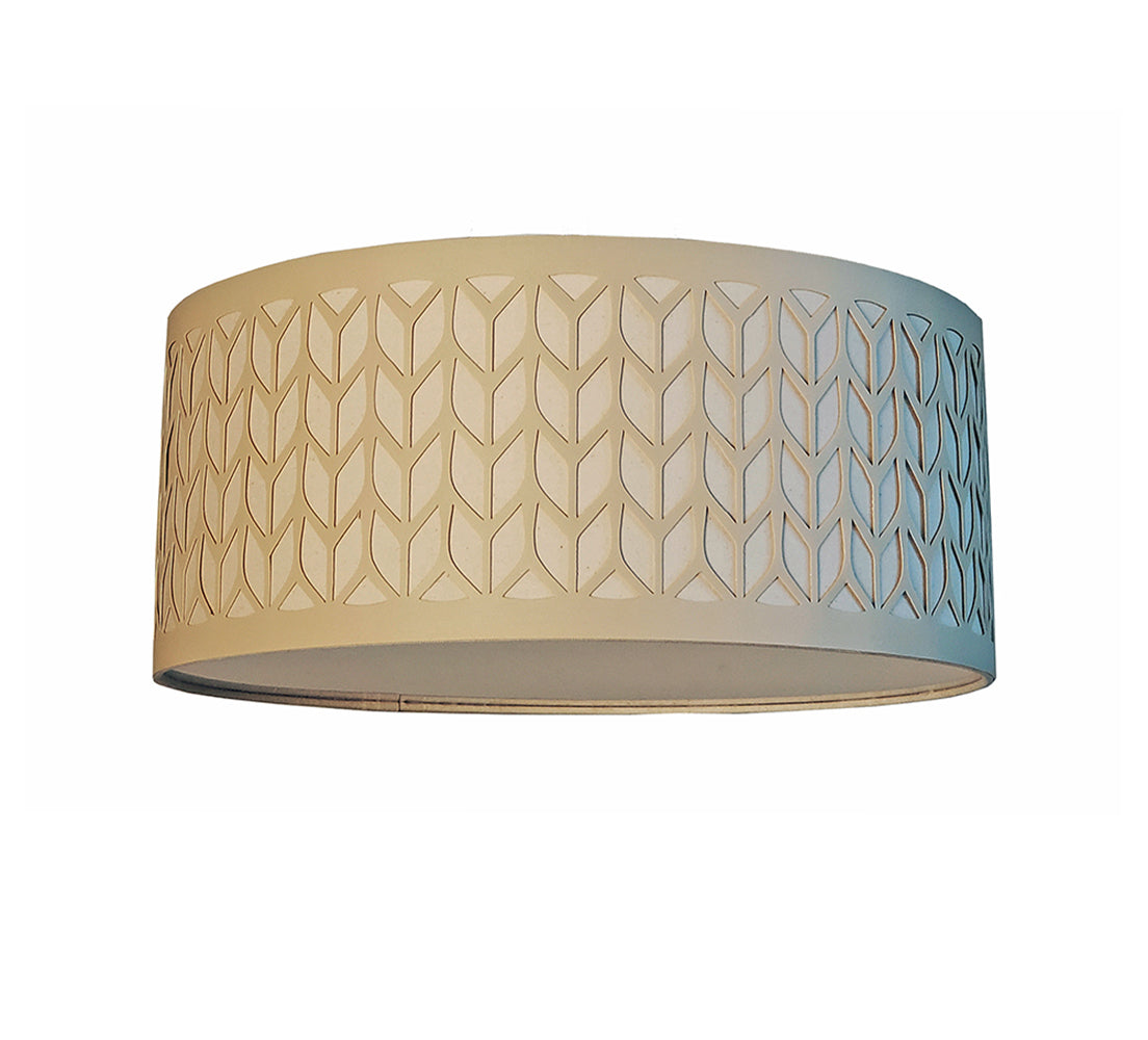 Luminária Plafon Recorte Bronze 30X15 2E27 Bivolt