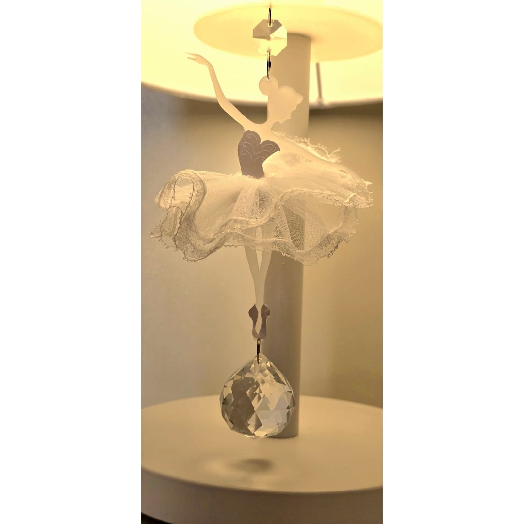 Abajur Bailarina 20x40 Quarto infantil de Menina