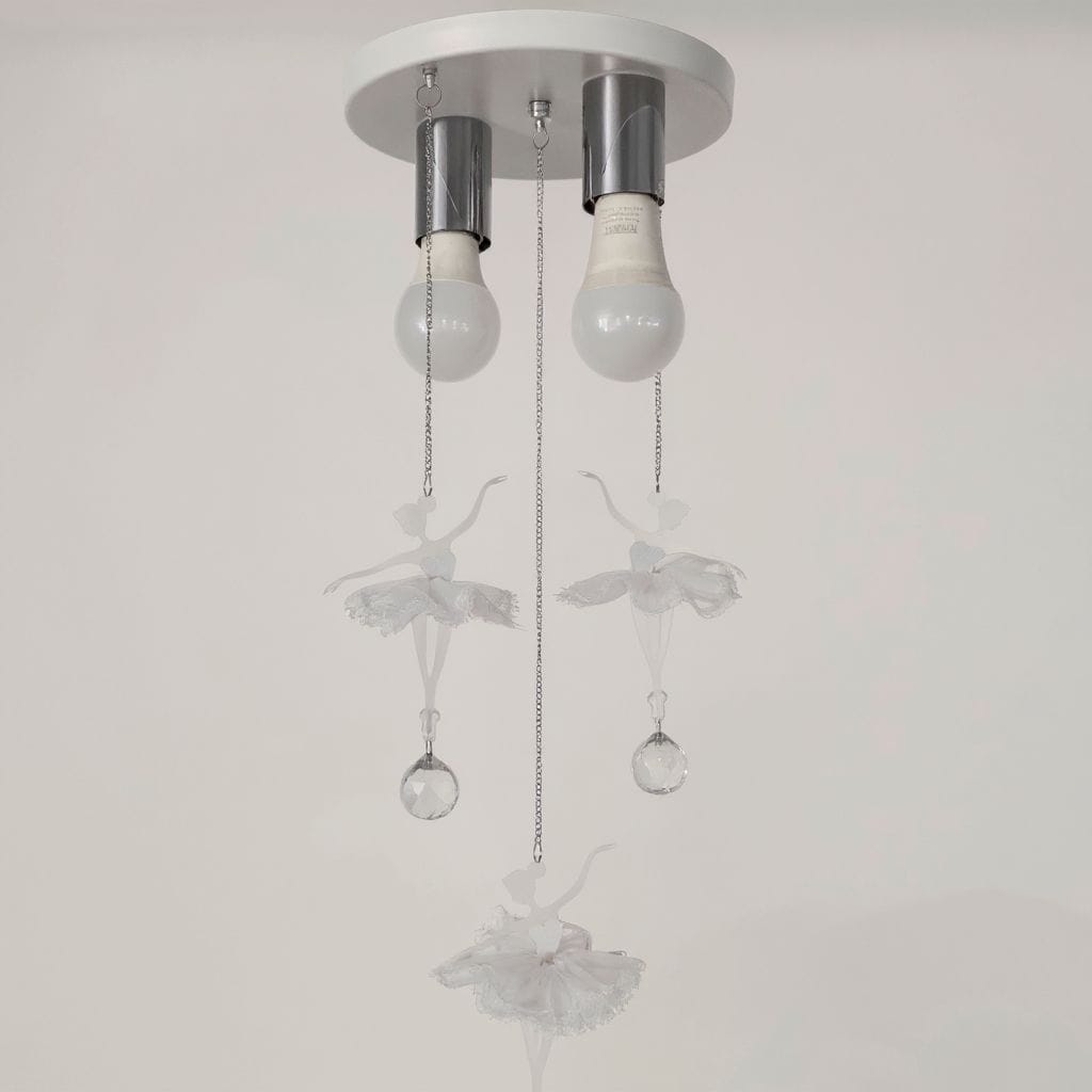 Lustre Luminária Infantil Bailarina Quarto Infantil