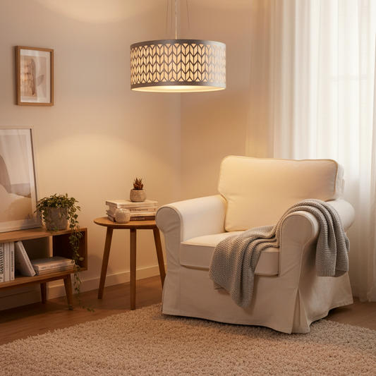 Lustre Pendente Cúpula Recorte Bronze 30X15 2E27 Bivolt